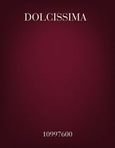 Dolcissima (Tiramisu) SATB choral sheet music cover